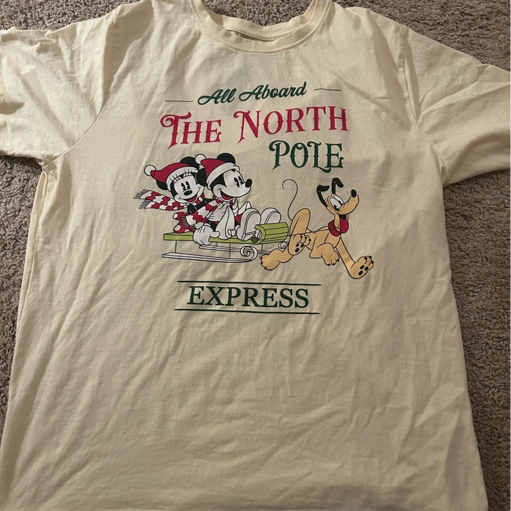 Disney Christmas Tshirt Worn Once!